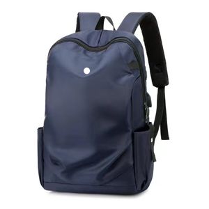 Ll Rucksack Yoga Rucksäcke Laptop Reisen Outdoor Wasserdicht Sporttaschen Teenager Schule Schwarz Grau 11