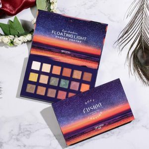 Sunset Starry Sky Eyeshadow 18 Colors Eye Shadow Palette Highlighter Cosmetics Matte och Shimmer Superior Quality
