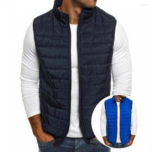 Men's Tank Tops Down Waistcoat All Match Padded Skin-friendly Great Stitching Autumn Vest For Daily Wear