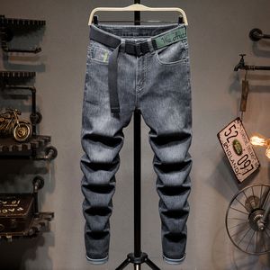 Мужские джинсы 44 42 плюс размер гарем весенний лето Thin Fashion Street Elasticty Loak Casual Denim Bants Брюки 220923