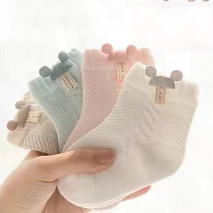 3 Pairs / lot Baby Socks Mesh Thin Cotton Models Boys Girls Socks Boneless Suture Newborn Accessories Children Sock 20220926 E3