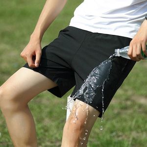 Herren-Shorts, Herren-Shorts, schnell trocknend, Spandex-Stoff, hochwertige Bermuda-Hose, Basketball-Training, männlich, Übergröße, Workout