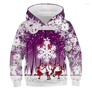 Men's Hoodies Men's & Sweatshirts Christmas Trees 2022 Girls And Boys Warm 3D Baby Long Sleeve Top Tees Winter Kids Fashion Pullover