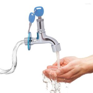 Rubinetti per lavabo da bagno Rubinetto antifurto per esterni con chiave di blocco Rubinetto per acqua di lavaggio per uso domestico con serratura singola