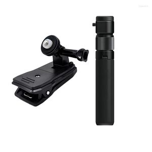 Treppiedi Rotazione del tempo Supporto per selfie stick Treppiede Monopiede per Insta360 One X Zaino Clip X/Evo Action Camera