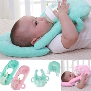 Pillows Multifunctional Kids Nursing Breastfeeding Child Washable Anti spit Milk Pillow Cushion Infant Feeding Fixed 220924