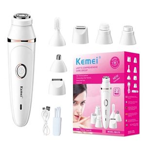 Epilator 7in1 Electric Epilator Women Shaver Eyebrow Trimmer Leg Female Hair Remover Bikini Rechargeble Lady Nose 220922