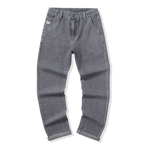 Herrar jeans mode streetwear casual loose classic business all match raka denim byxor manliga märke tunna plus storlek byxor 220923