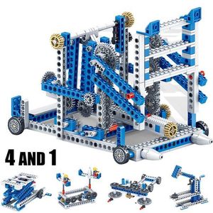 Blokken Mechanische uitrusting Technische bouwstenen Engineering Kinderwetenschap Educatieve stengel in1 Bricks City Toys For Kid s Gift