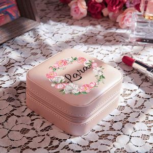 Party Supplies Personalized Bridesmaid Box Wedding Gift Proposal Bachelor Maid Of Honor Gifts Travel Leather Jewelry