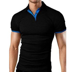 Nuovi Uomini Polo Manica Corta 2022 Estate Casual T-Shirt da Uomo Streetwear Moda Uomo Polo Affari Solido Abbigliamento Top magliette