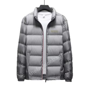 Ny Winter Men's Down Jacka Parka prespaulin utan vargpäls krage medium tjock utomhusäventyr vindtät jacka storlek m-8xl tre färger