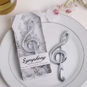 Symphony Chrome Music Note Bottle Opener in Gift Box Bar Party Supplies Wedding Bridal Shower Favors FY5596