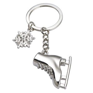 Спортивная конька для брелок подвесной машины Keyring Ski Resort Souvenir Souvenir Gift Key Chains