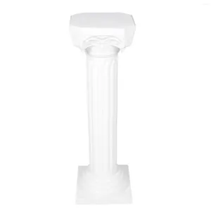 Decorative Flowers Roman Pillar Statues Weeding Party Plastic Flowerpot Stand Landscaping Prop