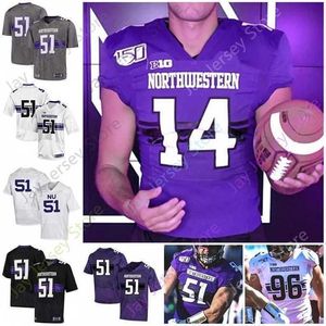 Maglia da calcio Mitch Northwestern Wildcats NCAA College Aidan Smith Hunter Johnson Riley Lees Joe Gaziano Alex Miller McGowan Jefferson Skowronek