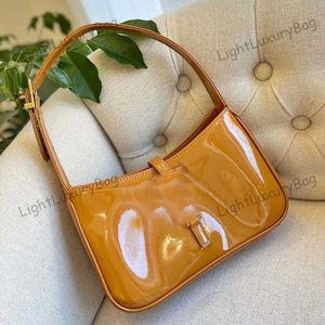 5A Bright Leather Shoulder Bag Designer simple advanced fashion For Women Classic Famous Brand Shopping Purses 220201