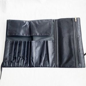 Astuccio per pennelli da trucco leggero Borsa/custodia da viaggio in tessuto sintetico resistente a 9 tasche