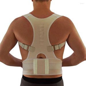 Men's Body Shapers Men's Sitting Posture Corrector Adjustable Magnetic Shape Shoulder Brace Belt Men And Women Back Vertebra Correct