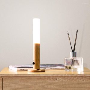 Luci notturne casa senza fili magnetica appesa a parete corridoio LED luce sensore automatico rilevatore di movimento lampada intelligente USB ricaricabile J9K