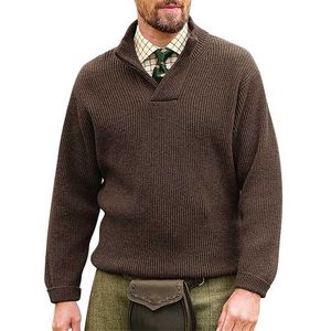 Maglioni da uomo Autunno Inverno Caldo Maglia spessa Top Uomo Casual Solid Manica lunga Colletto con risvolto per uomo Streetwear Maglione Pullover 220923