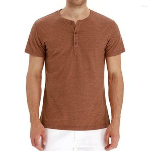 Мужские рубашки мужская футболка с коротким рукавом Henle