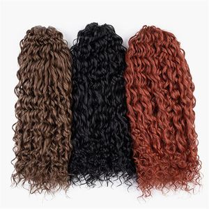 Synthetic Hair Extensions Crochet Braids Hair Afro Curl Braid Colored Natural False Hairs For Women Daily