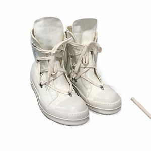 scarpe di tela alte da donna stivali tattici militari deserto combattimento esercito all'aperto viaggio caviglia bianco nero stivali Martin