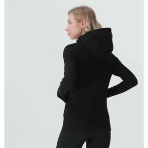 Yoga Outfits Clothes Leisure Women's Hoodie Gym Sports Coat Autumn Winter Plush Sweater Running Jacket