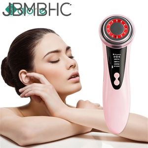 Massageador de rosto RF EMS Radio Mesoterapia Eletroporação levantando a beleza LED PON Skin Skin Rejuvenesation Removedor Frequência 220922