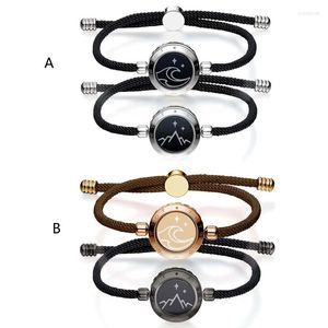 Charm Bracelets Long Distance Couple Smart Bracelet Bluetooth-compatible - Lovers Are Closer Than Ever Exquisite Gift For