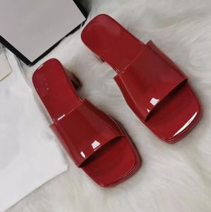 Sandals Women 'S Decorative Slippers Cool Color Thick Heeled Embossed Letter Logo Environment Friendly Adhesive Material Soft High Heel