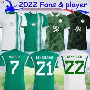22 23 Algeria Player Version MAHREZ soccer jerseys Fans maillot algerie 2022 ATAL FEGHOULI SLIMANI BRAHIMI Home away BENNACER kids Football kit