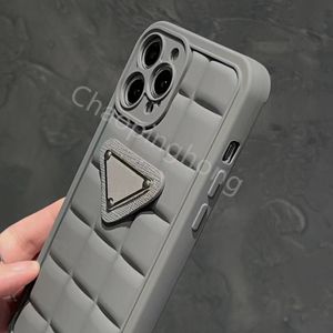 Sprawdzony styl Projektowanie telefonów na iPhone 14 Pro Max 14Plus Case Modna Moda Kolorowa kratowa wzór 3D Kobiet Man Back Cover Luksus 12 11 XS XR x Mobile Shell