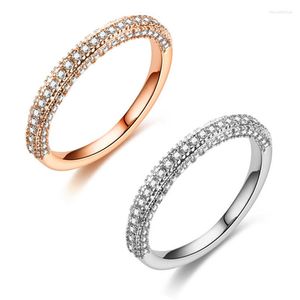 Bracelet Earrings Necklace 14K White Soild Gold Ring For Women Christmas Diamond Fine Jewelry Luxury Wedding Bands Vintage Anniversary Rings