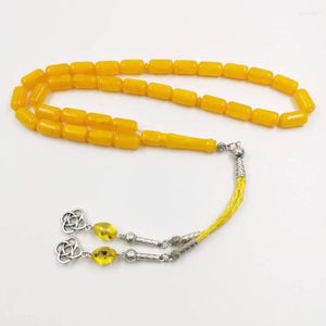 Strand harts tasbih 33 p￤rlor g￥va till eid al-adha metall trabzon och insekt tassel riktiga djur myrar armband misbaha