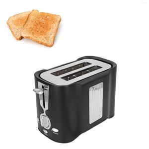 Ekmek üreticileri üreticisi 800W Basit Mini Toaster Kalın Yuva 2 Dilim Kahvaltı Makinesi Us 120V
