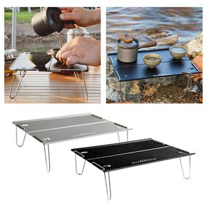 Kamp mobilyaları açık katlanır masa kamp alüminyum alaşım piknik su geçirmez ultra hafif dayanıklı katlanabilir masa