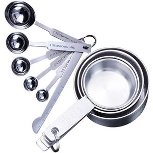 Measuring Tools UPORS 810Pcs Stainless Steel Measuring Cups and Spoons Set Deluxe Premium Stackable Tablespoons Home Tools Kitchen Accessories 220922