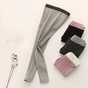 Kids Girl Leggings Pants Spring Autumn Candy Color Elastic Pencil Trousers Skinny Child Solid Leggings For 1-7Y Children Clothing 20220926 E3