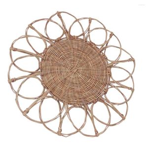 Kwiaty dekoracyjne 1PC Wiselan Home Office Rattan Craft Decor Wiszący ornament