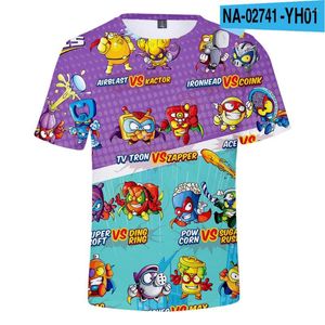 Męskie koszulki moda urocze letnie koszulki dla dzieci kreskówka super zings tee męskie/koszula dla kobiet nastoletnich tops z anime z krótkim rękawem