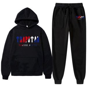 Men's Tracksuits Tracksuit Men Female Warmth Two Pieces Set Loose Hoodies Printing SweatshirtPants Suit Hoody Sportswear Couple Outfit 220924