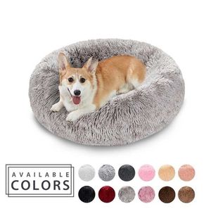 kennels pens King Dog Bed Sofa Basket s Fun Washable Removable House Long Luxe Plush Outdoor Large Pet Cat Warm Mat 220922