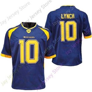 Mitch 2020 New NCAA California Jerseys 10 Marshawn Lynch College Football Jersey Taglia Youth Adult