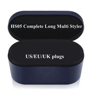 Multifunción completo largo Multi Styler Hair Curling Irons Curler Dryer HS01 HS05 HD03 HD07 con caja de almacenamiento de accesorios