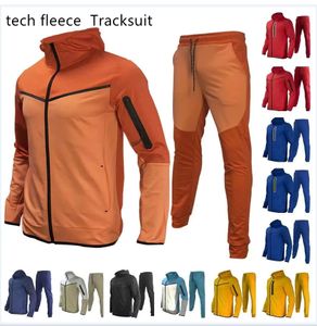 Tracki 2022 Męskie damskie Sportswear Tech Polie Pants Jogger Tracksuit swobodny luźne druk czaszki dresowe menu kobiety joggery