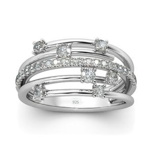 Pierścienie klastra Szjinao Trendy Ring Wedding Pround Solid 925 Srebrne pierścienie dla kobiet biżuteria Drezno Prezent Dostawca 220922