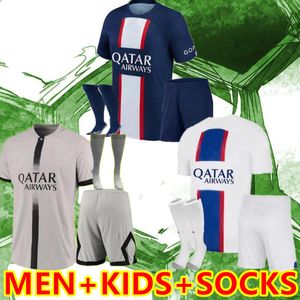 Soccer Jerseys Soccer Jerseys MBAPPE HAKIMI PLAYER #30 soccer jersey SERGIO RAMOS 22 23 Maillots de football 2022 2023 MARQUINHOS VERRATTI pSGS HAKIMI men