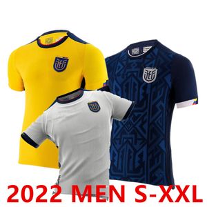 Ecuador 2022 voetbalshirts pervis estupinan thuis 22/23 J.Cifuentes gonzalo plata Michael Estrada voetbal shirts Sarmiento campana hincapie